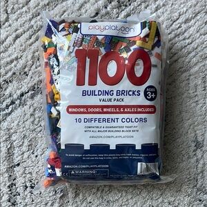 Building Bricks 1100 Piece Set